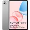 HONOR Pad 10 8GB 256GB Tablet, 12,1 Pollici 120Hz 2.5K Display, 7 Gen 3 Snapdragon, 10100mAh Batteria, 6 Altoparlanti, Corpo in Metallo, Android 15, Google Service WIFI Tablet, Grigio