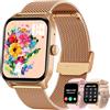 Doomixs Orologio Smartwatch Donna Fitness Watch: Orologi con Chiamate Pressione Sanguigna Contapassi Impermeabile Polso Sport Tracker Bluetooth Calorie Messaggi 1,83" Quadrato Touch per Android iOS Telefono