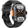 Rainbuvvy Smart Watch 4G LTE SP9832E 4 GB + 64 GB 8.0 MP Dual Camera Android 8.1 Smartwatch USB trasferimento file WiFi GPS orologio fitness da uomo (Nero, 2GB+16GB)
