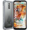 DOOGEE Blade10 Pro Energy Rugged Smartphone, 90Hz 6.56" 32GB+256GB/2TB TF, Octa Core telefono rugged, 6150mAh Telefono Indistruttibile, 4.5G Dual SIM/Widevine L1/50MP/NFC/Face ID/OTG/GPS/IP68/IP69K