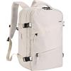 HOMIEE Zaino da Viaggio Aereo 32L Bagaglio a Mano 45x36x20 per Easyje Zaino Porta PC 15.6 Pollici Impermeabile Borsa da Cabina per Voli Antifurto per Scuola, Lavoro, Affari