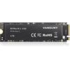 Vansuny 1TB SSD M.2 NVMe PCIe 3.0 SSD Interno 2280 3D NAND SSD M.2 1TB Disco a Stato Solido per PC Laptop Desktop (1TB, Nero)