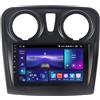 ACAVICA Autoradio Android 14 per Renault Dacia Sandero 2012-2019 - Stereo 2 Din 9" Touchscreen HD con GPS Navigatore, Carplay Wireless, Android Auto, DSP, Bluetooth, WiFi, USB, Controllo al Volante