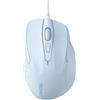 TECKNET PRO Mouse con Filo, 6400DPI Mouse Ottico con USB Cablato, 6 Pulsanti, Cavo USB 1.5M, Mouse per Computer o Laptop-Grigio
