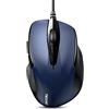 TECKNET PRO Mouse con Filo, 6400 DPI Mouse Ottico Cablato, 6 Pulsanti, Cavo USB 1.5M, Plug and Play, Mouse Ergonomico con Filo per PC, Computer, Laptop, Mac Laptop - Blu