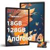 DMOAO Tablet 10 Pollici Android 14 con 18GB RAM + 128GB ROM(TF 1TB), HD Tablet con 5G Wi-Fi 6, Widevine L1, Octa-Core 1.8 GHz, USB-C, BT 5.0, 6000mAh,Custodia, Oro Rosa