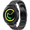 SUNDAREE Compatibile con Cinturino Samsung Gear Sport/Galaxy Active/Garmin Venu Sq 2/Huawei Watch GT 3 42mm/Amazfit GTS 4 MINI,20MM Nero Acciaio Inossidabile Ricambio Braccialetto Orologio da Polso