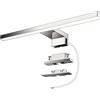 Azhien Lampada da Specchio a LED per Bagno 5W 30cm 400LM, Bianco Neutra 4000K Lampada Armadio Applique da Parete IP44 Lampada Specchio Bagno 230V 300x14x14mm