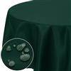 Softalker Tovaglia natalizia verde scuro rotonda diametro 160 cm,6 posti,poliestere 210GSM,lavabile,con design a jacquard,antimacchia,perfetta per tavoli rotondi, Natale,inverno.