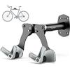 Sportneer Porta Biciclette, Supporto da parete per bici, Gancio per biciclette da interno per bici da strada, Mountain Bike, BMX, Portabici da Muro per Bici da Corsa Salvaspazio