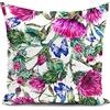 HUASHUZI federe cuscini divano 40x40 fiori viola fiore di scozia regalo donna federe cuscini da esterno giardino balcone arredo copricuscini divano cuscino decorativi soggiorno camera da letto accessori