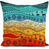 HUASHUZI federe cuscini divano 40x40 africano colorati regalo donna gadget copricuscini divano cuscino decorativi soggiorno camera da letto accessori