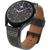 Wristitani Compatibile con Samsung Galaxy Watch Ultra 47 mm, cinturino di ricambio da uomo e da donna per cinturino in pelle Galaxy Watch Ultra, Galaxy Watch FE/4/5/6/7, Pelle, Nessuna pietra preziosa