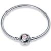 XWN Moments-Bracciale Donna Adatto per Ciondolo Argento Sterling 925 Braccialetto Snake Bracciali Compatibile per Pandora Ciondolo