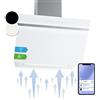 Klarstein Cappa Aspirante 60 cm, Cappa Cucina 60 cm con Aspirazione Smart e Filtro Anti Grasso Lavabile, Flusso d'Aria 514m³/h, LED RGB, IoT/Wi-Fi, Cappa Incasso Filtrante per Cucina Classe A++