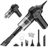 Ginarelo Mini Aspirapolvere Auto Portatile Aspirabriciole - 15000Pa Senza Fili Potente Piccolo Aspiratore Ricaricabile Leggero Cleaner Potenza Alta Aspirazione Aspira Briciole Elettrico Macchina Ginarelo