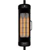 blumfeldt Heat Guru - Stufa infrarossi, terrazza, riscaldatore da esterno con protezione IP54, lampada infrarossi riscaldante con basamento e telecomando, 2000 W