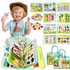 Sumtoco Busy Board, Giochi Montessori 1 Anno, Giochi Bambini 2 Anni, Montessori 1 Anno, Libro Montessori Interattivo, Quiet Book Sensoriale Educativo, Regalo Bimbo Bambina 1 2 3 4 5 Anni