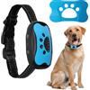 Generic Collare anti-abbaiamento per cani, ricaricabile tramite USB, ultrasuoni e controllo delle vibrazioni (blu)