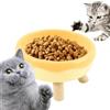 Generic Ciotole per cibo per gatti rialzate, design a ciambella, inclinata, ciotola per gatti con prevenzione del riflusso, ciotola singola antiscivolo per gatti per cani di taglia grande, media e piccola e