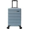 Cabin Max Valigia a mano, 55 x 35 x 25 cm, leggera, rigida, trolley con 4 ruote, serratura a 3 cifre (blu elementale, Air France, KLM)