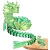 yztju Dragon Fidget drago articolato - corpo flessibile stampato 3D con giunti piegabili, figura sensoriale mobile | Rilassamento del giocattolo da scrivania per il da stress per amici di famiglia