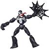 Marvel Spider-Man Marvel Bend and Flex, Action figure di Venom, figura flessibile di 15 cm, include accessorio per la ragnatela, dai 6 anni in su