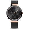 BERING Uomo Analogico Quarzo Ceramic Orologio con Cinturino in Acciaio inossidabile Cinturino e Vetro zaffiro 35040-166