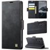 Teeirllim Custodia per Samsung Galaxy S25 Plus 5G, Blocco RFID PU Pelle Portafoglio Flip Case, Carta Fessura, Funzione Supporto, Antiurto Case Cover per Samsung Galaxy S25 Plus - Nero