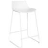 Sgabello Otac in Plastica Bianco