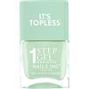 Nails Inc Topless Camilla (verde pastello) - Smalto gel senza UV - manicure 1-step con durata fino a 8 giorni - asciugatura rapida, vegano & 21-free - per adulti & bambini - senza base/top coat