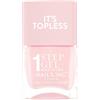 Nails Inc Topless Dakota (rosa acceso) - Smalto gel senza UV - manicure 1-step con ca. 8 giorni di durata - asciugatura rapida, vegano & 21-free - per bambini & adulti - senza base/top coat