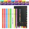 LOPHE Eyeliner Liquido Neon, 8 Colori Eyeliner Opaco Eyeliner Liquido Colorato a Lunga Durata e Cruelty Free, Set di Eyeliner Liquido Opaco Trucco Neon Colori Fluo, per Halloween e Natale