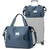 HPLQQ Borsone da Viaggio 40x20x25 per Ryanair Bagaglio a Mano 40x30x20, Borsa Sportiva Borsone da Palestra, Borsa da Weekend, Ospedale Parto, Danza Espandibile,A05-Blu reale