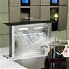 KLARSTEIN Downdraft Cappa Aspirante, Cappa Cucina con Flusso d'Aria 430m³/h, 4 modalità di Aspirazione della Ventola, Cappa a Incasso con modalità Ricircolo Opzionale, Cappa Sottopensile con Timer