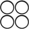 X AUTOHAUX Hub Centric Anelli Auto Foro Ruota Centrale Collare 73.1 a 66.6mm 4pcs