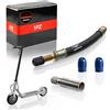 1PZ SXM-K01 Tubo di Estensione Valvola Pneumatico Universale per Monopattino Xiaomi M365 Pro 1S Scooter Elettrico Moto Bici Auto, Tubo di Gonfiaggio Tubo Esteso