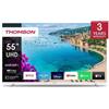 Thomson 55UA5S13W Smart TV 55 Pollici 4K Ultra HD Display LED Sistema Google TV