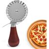 RYHHH Rotella Tagliapasta, Rotella Tagliapizza in Acciaio Inox con Manico in Legno Massello, Impugnatura Antiscivolo di Facile Presa per Pasta, Pasticceria e Ravioli, Perfetta per La Casa e La Cucina
