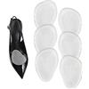 Thatyro 6 cuscinetti antiscivolo in silicone per avampiede, inserti per tallone e cuscinetti metatarsali riutilizzabili in gel adesivo per piedi per donne e uomini scarpe sandali (3 paia)