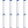 VEGCOO Filtro soffione doccia, 8 pz filtro doccia in cotone PP da doccetta anticalcare rimovibile