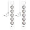 ELRO ES706 Ciabatta con 6 prese e protezione sovratensione - cavo da 1,5 m con interruttore - Protezione bambini - Spina Schuko - max. 3680 W - Certificato TÜV