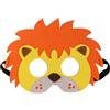 Jtnohx Maschere Animali in Feltro Maschera d'Halloween per Bambini Leone