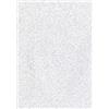 Nb Tovaglia plastificata in PVC Giltter Argento, Rotolo da 140 h cm x 30 mt