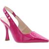 Nero Giardini E409370DE Vernice Fuxia Decoltè Elegante Lucido Aperto per Donna Tacco Alto (Taglia 37)