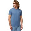 Harmont & Blaine T-Shirt Manica Corta con Logo A Contrasto INL001021223 Blu Chiaro Blu