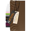 npluseins Lenzuolo con angoli per topper - Lenzuolo con angoli in 100% cotone 1598.2327, 120 x 200 cm, cioccolato