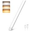 Ylatoial Luce Armadio LED con Sensore, 3 Temperature di Colore Dimmerabile Led con Sensore di Movimento, USB Ricaricabile Magnetica Lampada, Luce Led Sottopensile per Cucina Garage Scale Bagno Corridoio