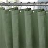 VANZAVANZU Tenda da Doccia Impermeabile con Ganci in Metallo Tenda da Bagno in Tessuto Waffle Poliestere Antimuffa per Vasca da Bagno Stanza Bagnata Box Doccia - 152 x 182cm (Verde)