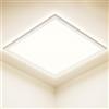 Feliigo Plafoniera LED Soffitto 24W, 4000K Ultra Sottile Lampada da Soffitto Quadrata, 2800LM Plafoniera Bagno IP44 Impermeabile Ø30CM Lampadario LED per Camera da Letto, Cucina, Soggiorno, Balcone